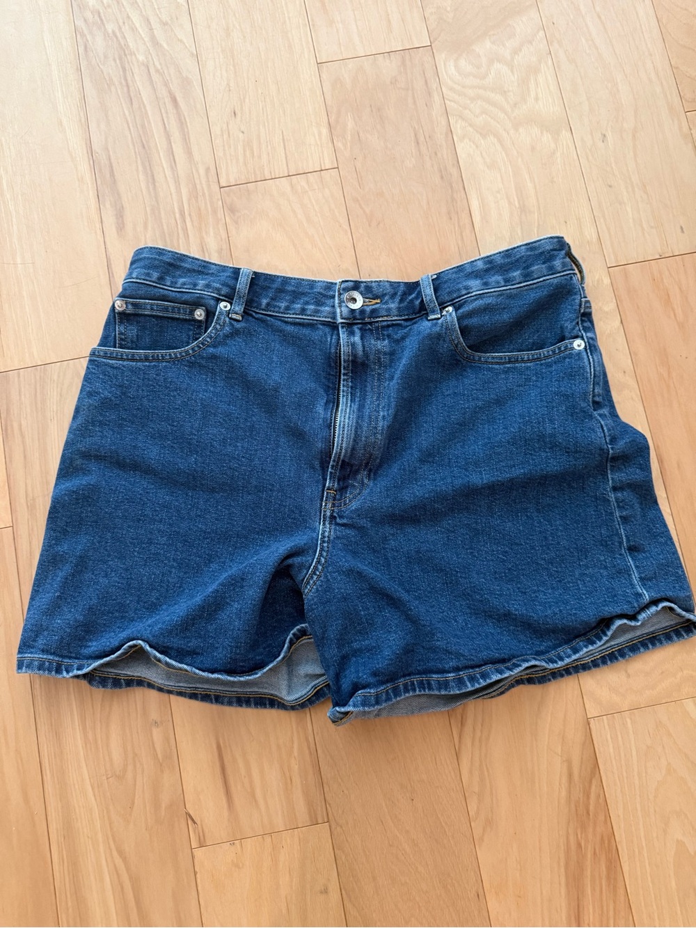 Everlane denim shorts